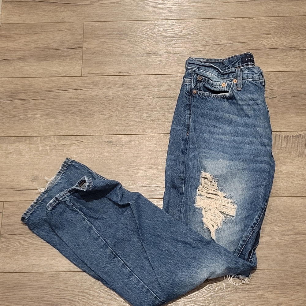Aeropostale Relaxed Fit Blue Denim